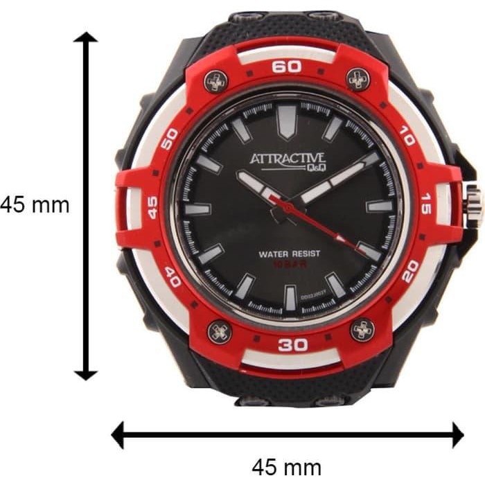 TERLARIS JAM TANGAN PRIA Q&Q QNQ QQ ATTRACTIVE DD02J003Y 