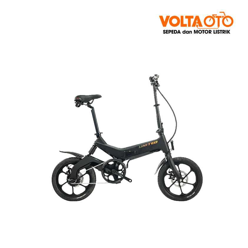 UNITED FOLDING IO SEPEDA LIPAT LISTRIK EBIKE E-FOLDING BIKE ELECTRIC