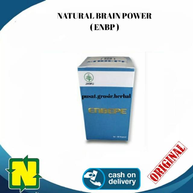 COD / ENBEPE Obat Herbal Stroke Terbaik Original BPOM / Vitamin Otak Anak / Obat Stroke NASA