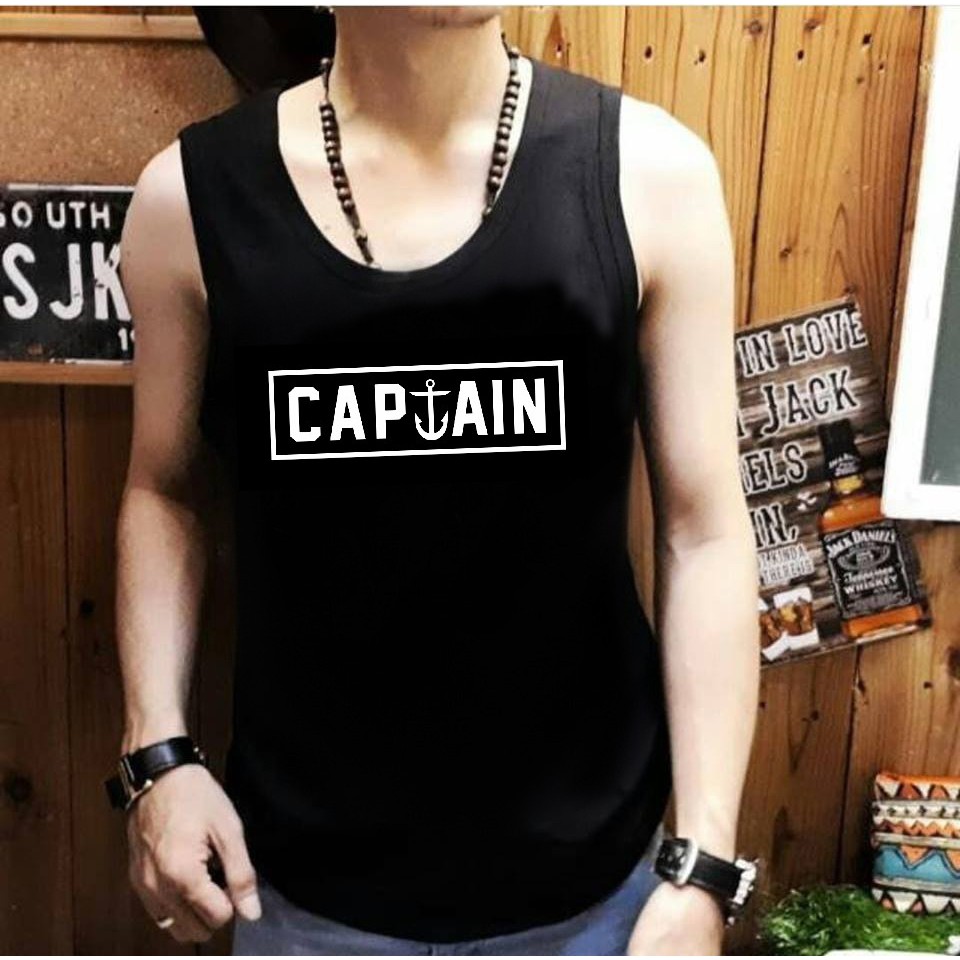 Jual Kaos Laki Laki Murah Kaos Lekbong Pria Captain Kaos Singlet Pria Kaos Tanpa Lengan Kaos