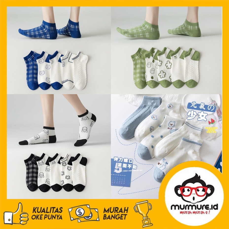MURMURE.ID | KAOS KAKI MOTIF KARAKTER CUTE IMPORT KAOS KAKI WANITA PENDEK MOTIF SEMATA KAKI FASHION IMPORT