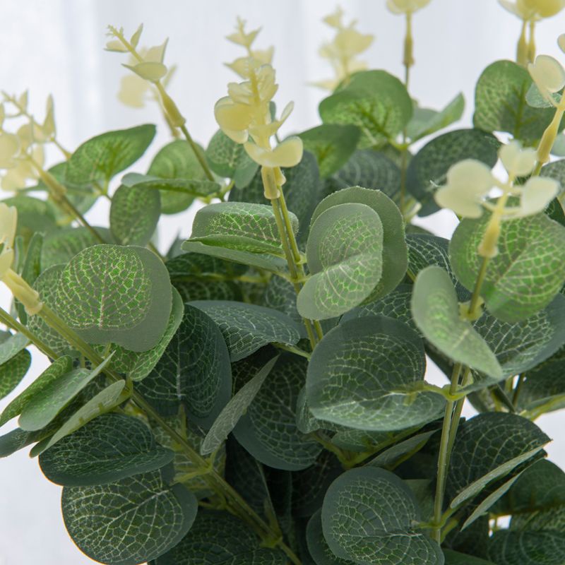 daun eucalyptus artificial aplikasi dekorasi