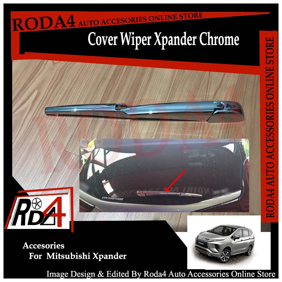 Cover Wiper Belakang Xpander Chrome - Garnish Wiper Xpander Chrome