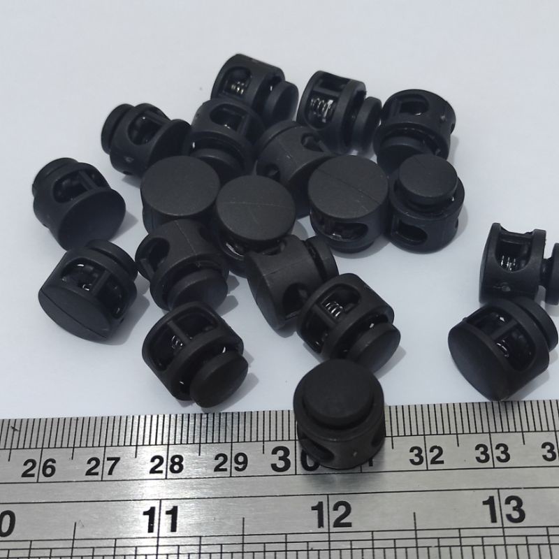 12pcs stopper klakson putih dan hitam