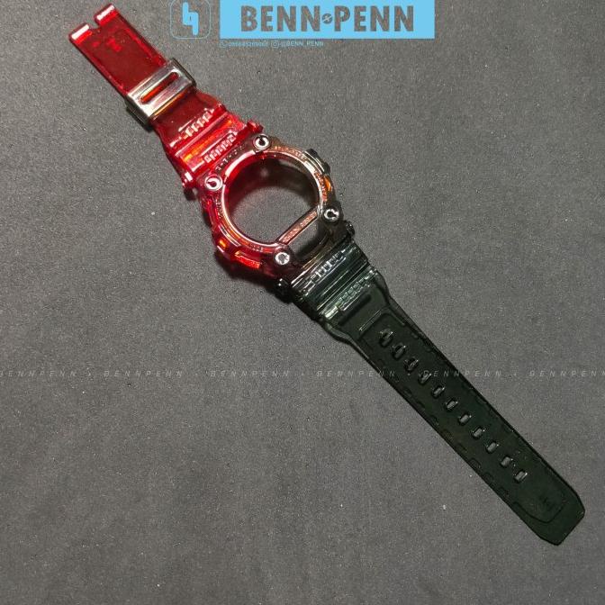 BEZEL STRAP JAM TANGAN CASIO G SHOCK G 7900 SMOKEY RED GRADATION