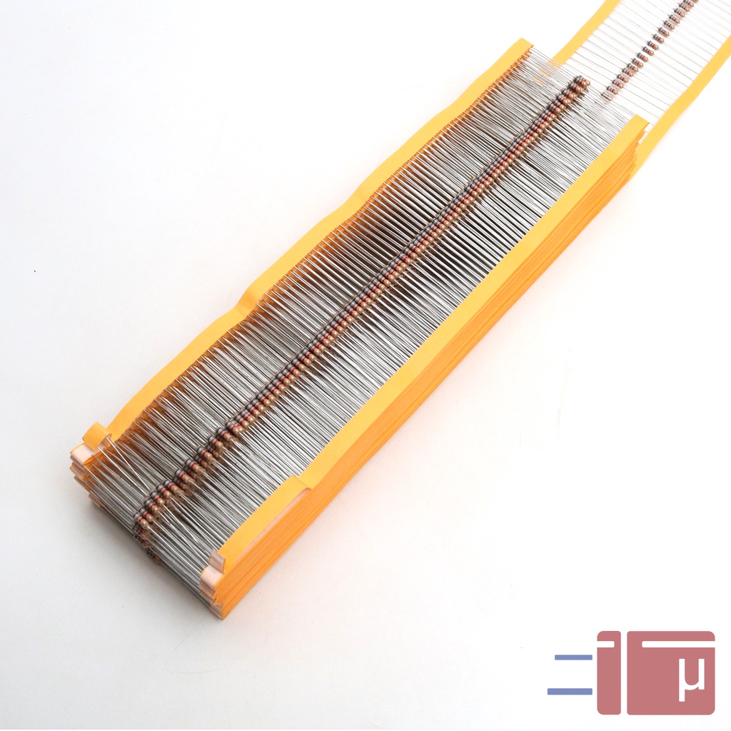 X10 Resistor 6K8 6.8K 1/4W Karbon 5% Taiwan Kaki Tembaga