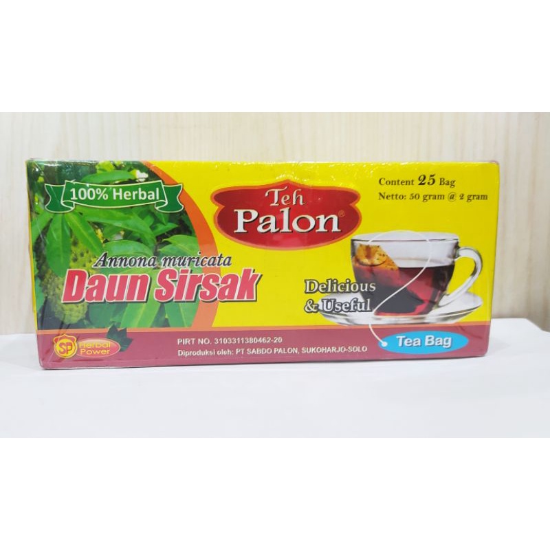 

Teh Palon Herbal Celup Daun Sirsak -Sabdo Palon