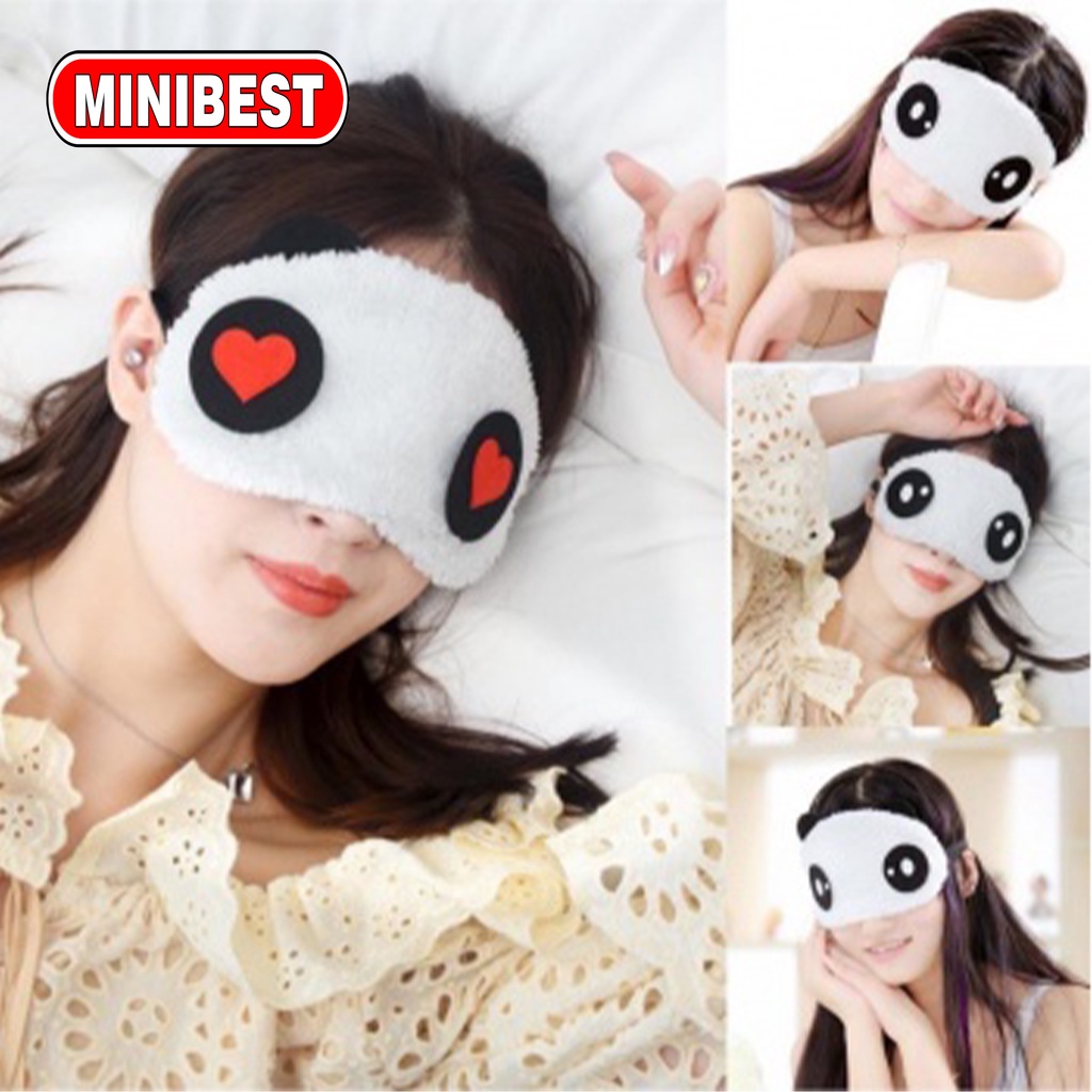 MINIBEST Penutup Mata Eye Cover Eye Mask Untuk Tidur Masker Sleeping Mask Kacamata Tidur Tali