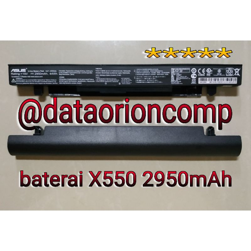 Baterai battery asus A450 A550 X450 X550 X552 X450C X450CA A450C A41-X550A X452