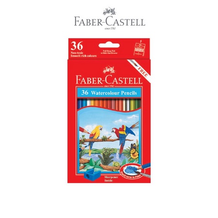 

PENSIL WARNA FABER CASTELL WATERCOLOUR 36 WARNA