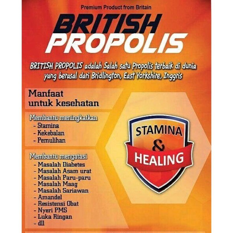 PROMO BRITISH PROPOLIS 6 ML Original 100%