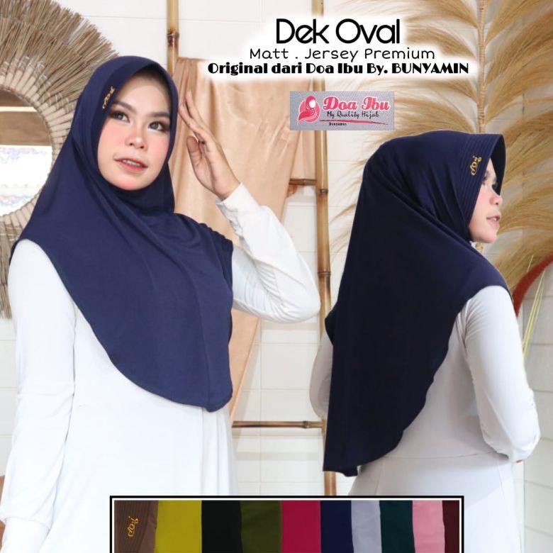 Kualitas BagusJILBAB DOA IBU/DOI ORIGINAL/ DOA IBU DEX OVAL POLOS/DOI PREMIUM/HIJAB INSTAN/JILBAB OR