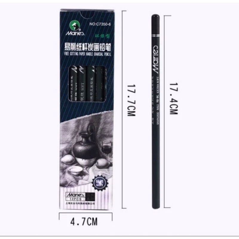 

Maries Charcoal pensil C7350-6