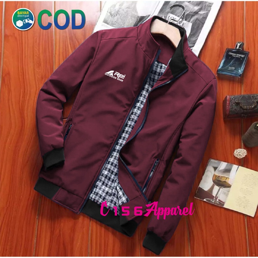 Jaket Semi Anti Air Musim Dingin Outdoor Indoor Premium REI-2