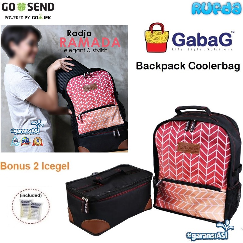 Gabag Radja Ramada Tas Pendingin Asi Cooler Bag Backpack Ransel
