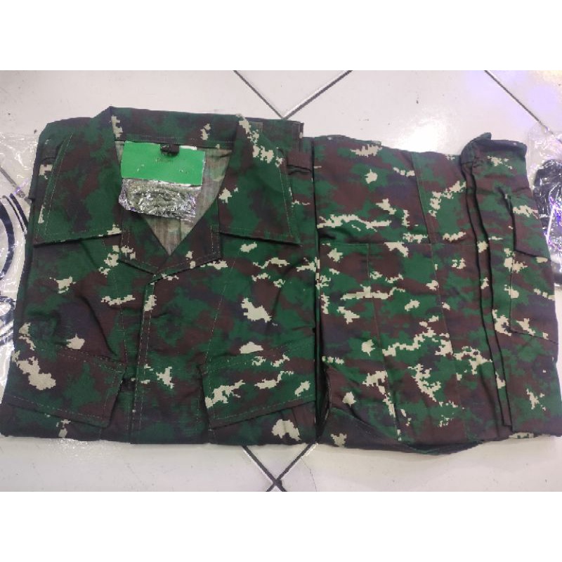 baju pdl jatah tni/loreng nkri