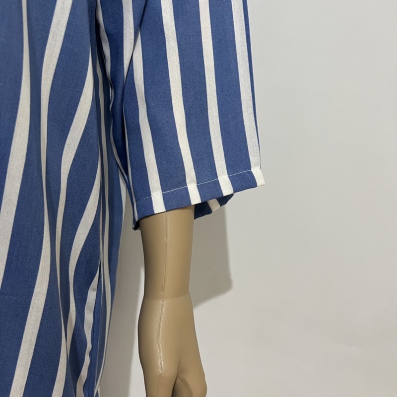 DASTER LENGAN 3/4 LONG MOTIF SEMATA KAKI RAYON