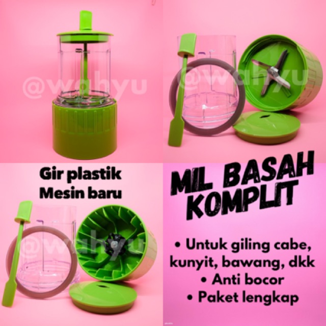 MIYAKO Wet MILL bumbu basah gilingan ASLI Spare part mil basah 101 102 151 152 komplit ORIGINAL