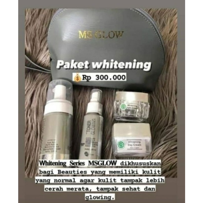 MS GLOW ULTIMATE SERIES/MS GLOW WHITENING SERIES/MS GLOW LLUMINOUS