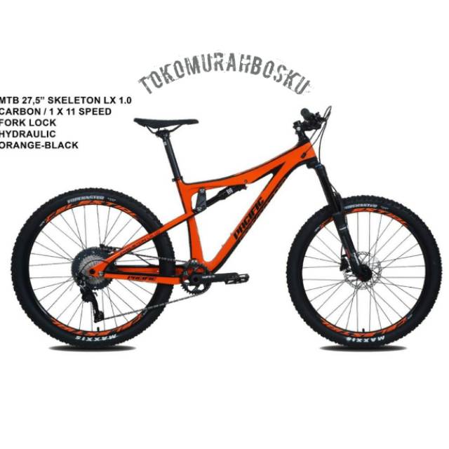 Sepeda Gunung Downhill MTB 27.5" Pacific Skeleton LX 1.0
