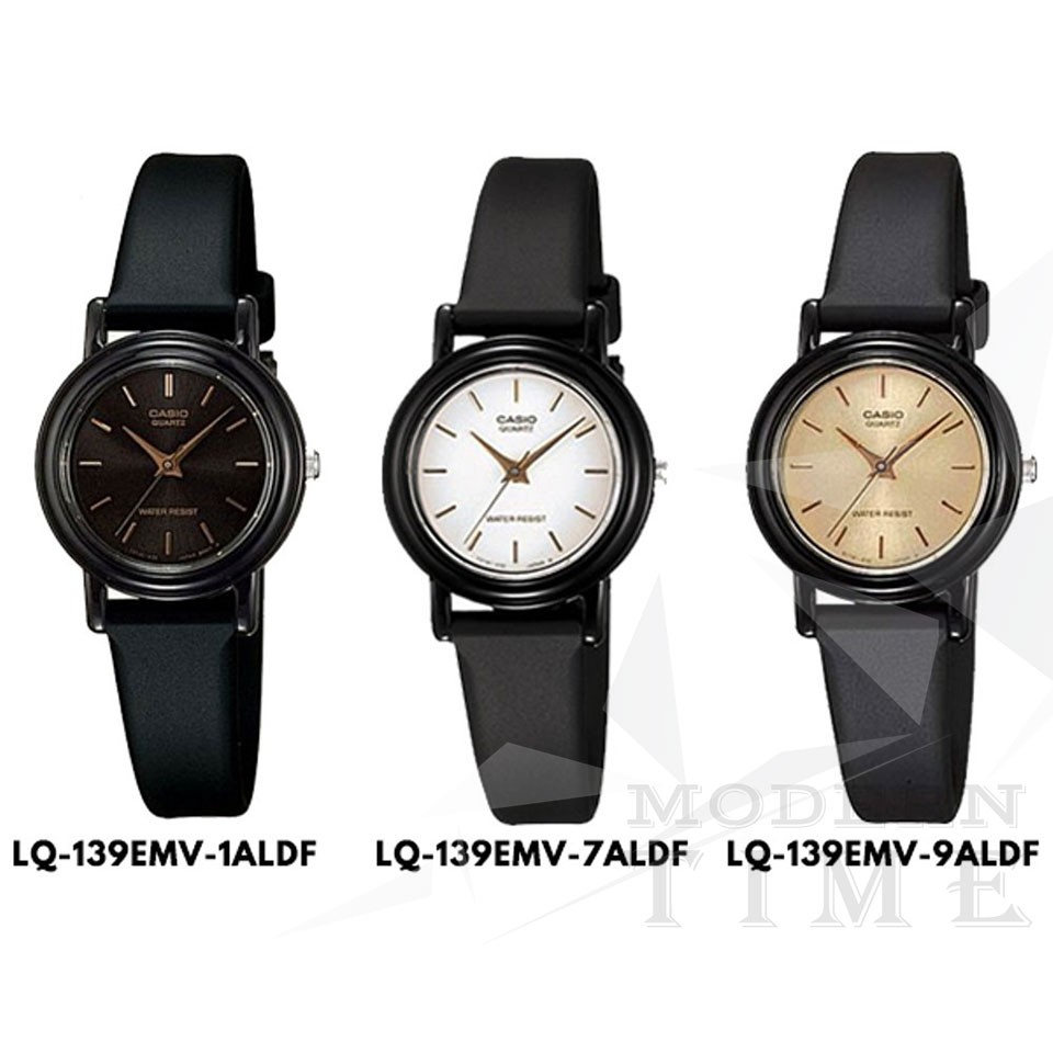 Casio Original LQ-139EMV Series (Jam Tangan Wanita - Karet - Analog)