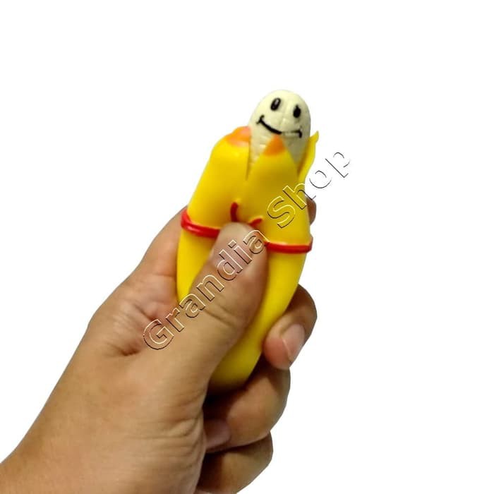 Laris - Squishy Pisang Smiley / Splat Toy / Anti Stress - [DNY]