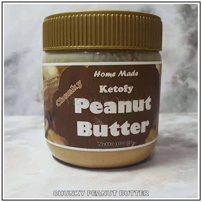 

Keto PEANUT BUTTER 300 gr - Crunchy Chunky