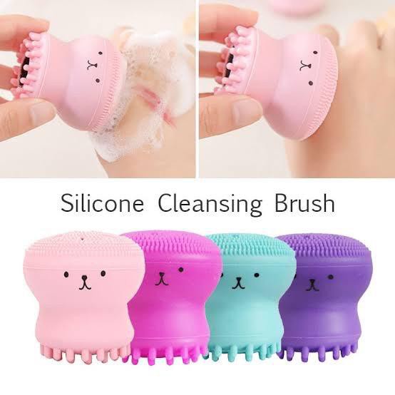 SPON OCTOPUS Sikat Pembersih Wajah Brush Cleaner cleansing Gurita