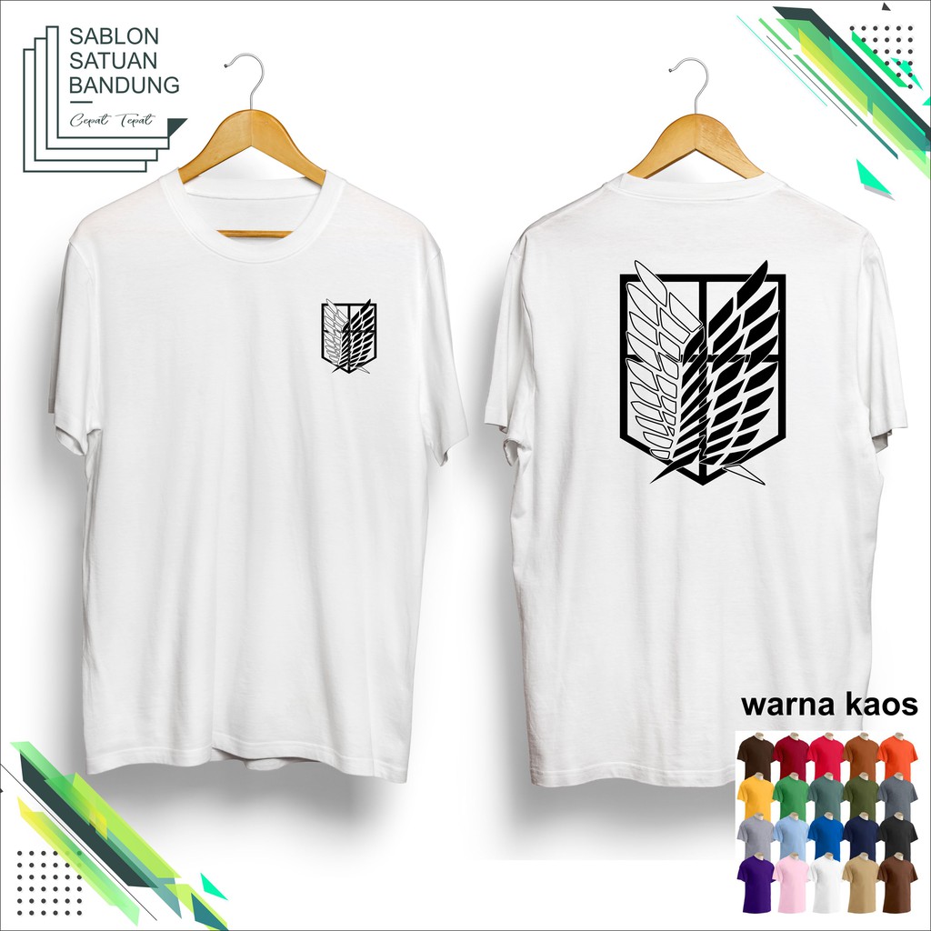 baju attack on titan baju anime attack on titan