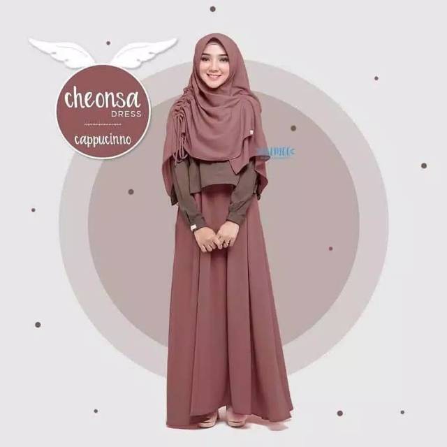 Cheonsa Dress Pakaian wanita baju gamis gamis syari pakaian muslim fashion remaja