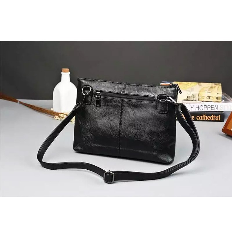 Dream Men Bags - Tas Tangan Clutch Pria Josh FV7735 Tas Tangan Kulit Import Bisa Jadi Slempang