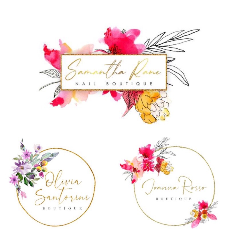 

ARABELLA WATERCOLOR FLOWER | JASA DESAIN LOGO OLSHOP LOGO BISNIS TERMURAH