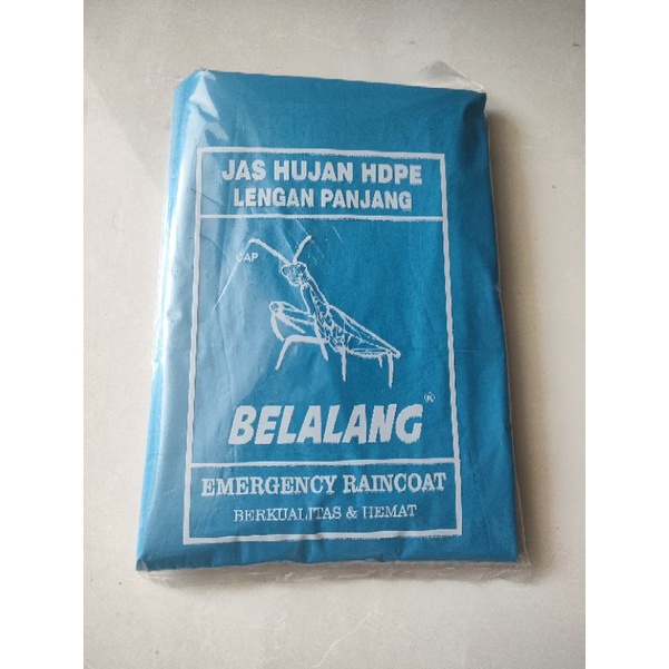 Jas Hujan Plastik Tebu dan Belalang Panjang Poncho HDPE