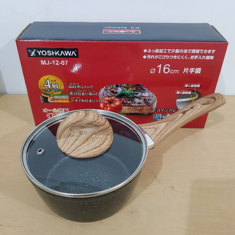 Panci Susu Yoshikawa Marble 16 cm