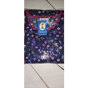 Piyama Cp set celana panjang Katun Motif Bunga Pretty girl-KODE 27D