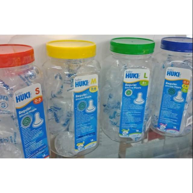 DOT HUKI BULAT GEPENG ORTHODONTIC TOPLES (18pc) / dot huki jar 18pc #VITAMIN_KU