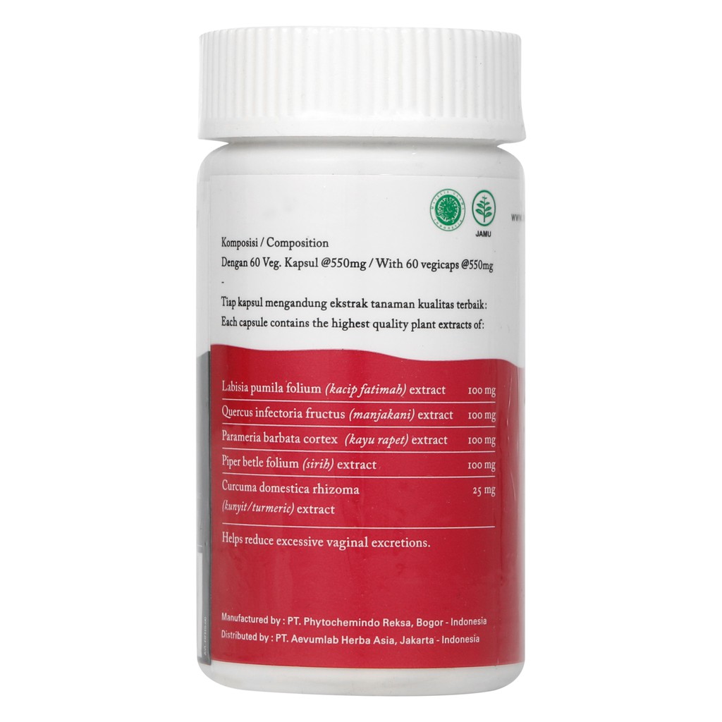 HERBILOGY FEMININE HEALTH CAPSULE 60 PCS/BTL BPOM UNTUK KESEHATAN WANITA