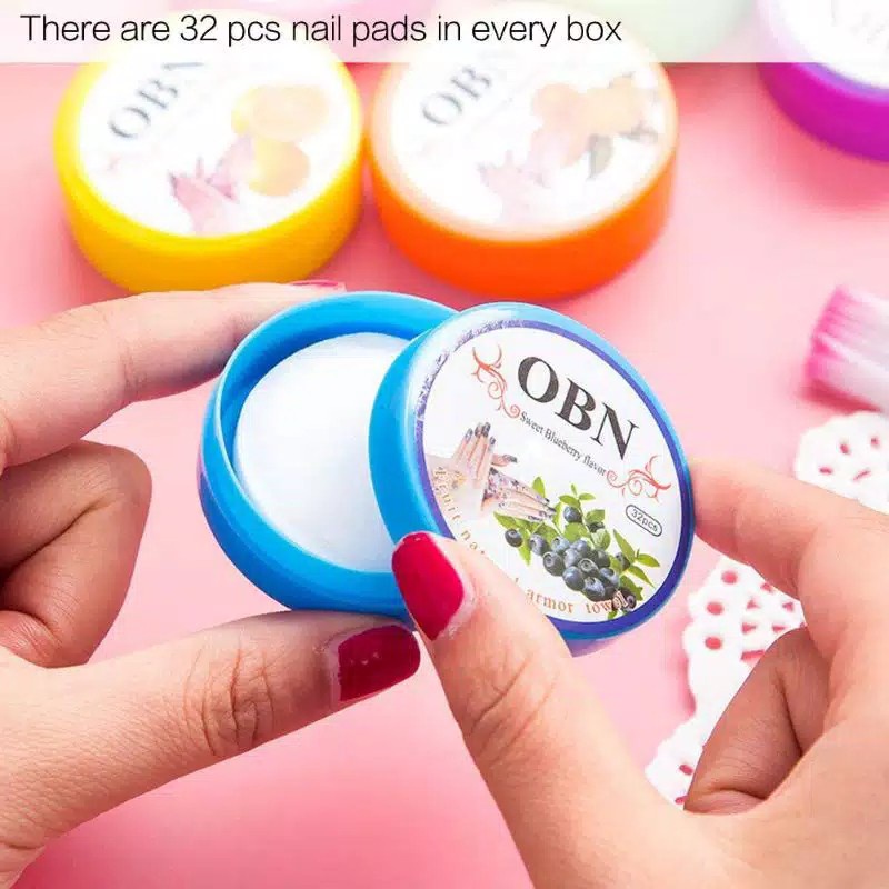 TISU PEMBERSIH KUTEK GEL AROMA BUAH / PENGHAPUS PEMBERSIH CAT KUKU GEL NAIL POLISH REMOVER TISSUE