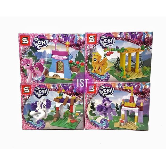 Block Mini Set My Little Pony 4 in 1 No.SY788