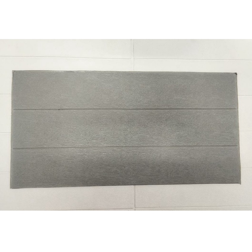 ⭐Gogoland⭐ Wallpaper Dinding Foam 3D Kecil Motif Batu Bata / Walpaper Stiker Dinding Dekorasi Kamar R535-KAYU ABU ABU