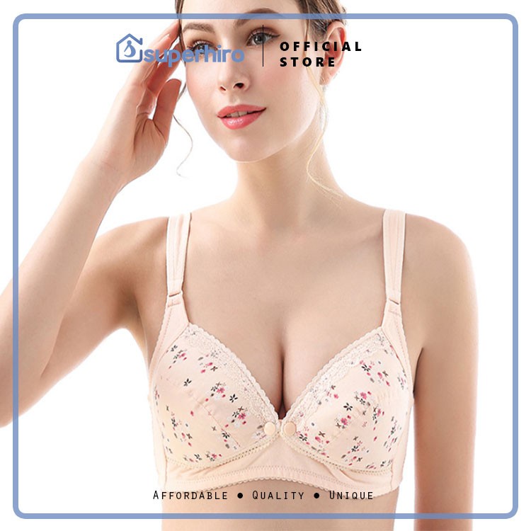 BH Bra Menyusui Premium Maternity Nursing Bra Push Up Tanpa Kawat