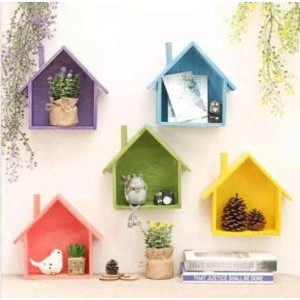 Jual Rak Vintage Bentuk Rumah Diskon