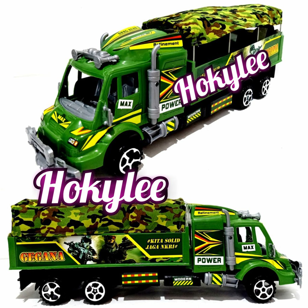 MAINAN MOBIL TRUCK MILITER TRUCK ARMY NO.9680