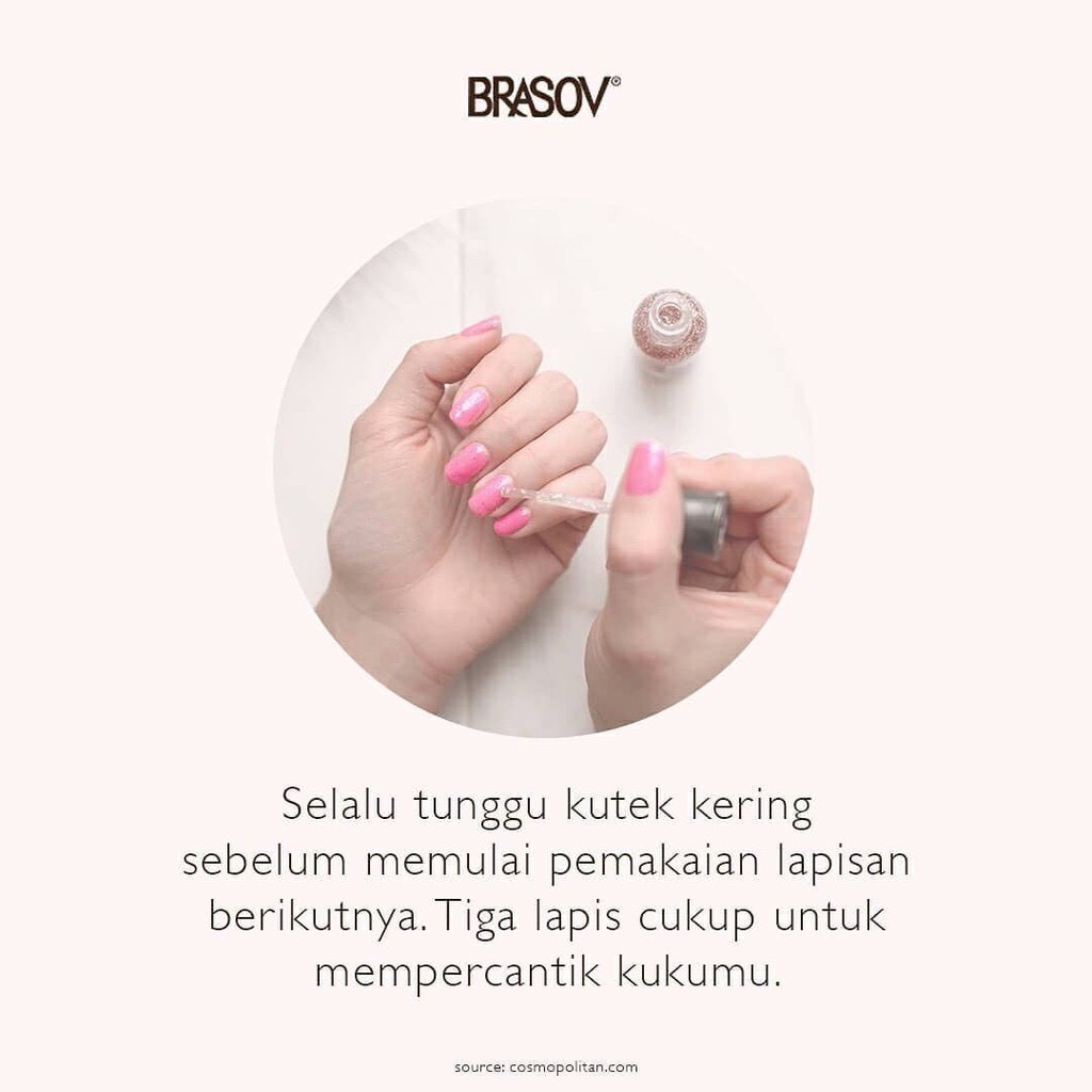Kutek Brasov Peel Off 9ml Kutek Peel Off Kuteks Cat Kuku Halal Bisa Buat Sholat BPOM Kutex Muslimah