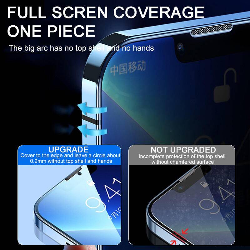 1pc Pelindung Layar Tempered Glass Anti Spy Untuk iPhone 11 12 13 Pro MAX Mini X XS MAX XR SE 2022 6 6s 7 8 Plus SE 2020
