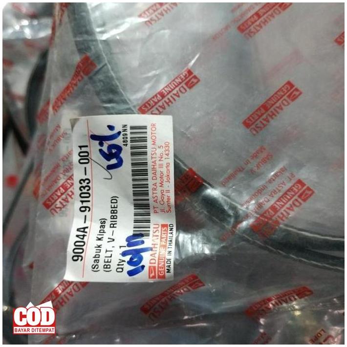 Van Belt / Tali Kipas Terios Rush Avanza 9004A-91033 (( Kode 020))