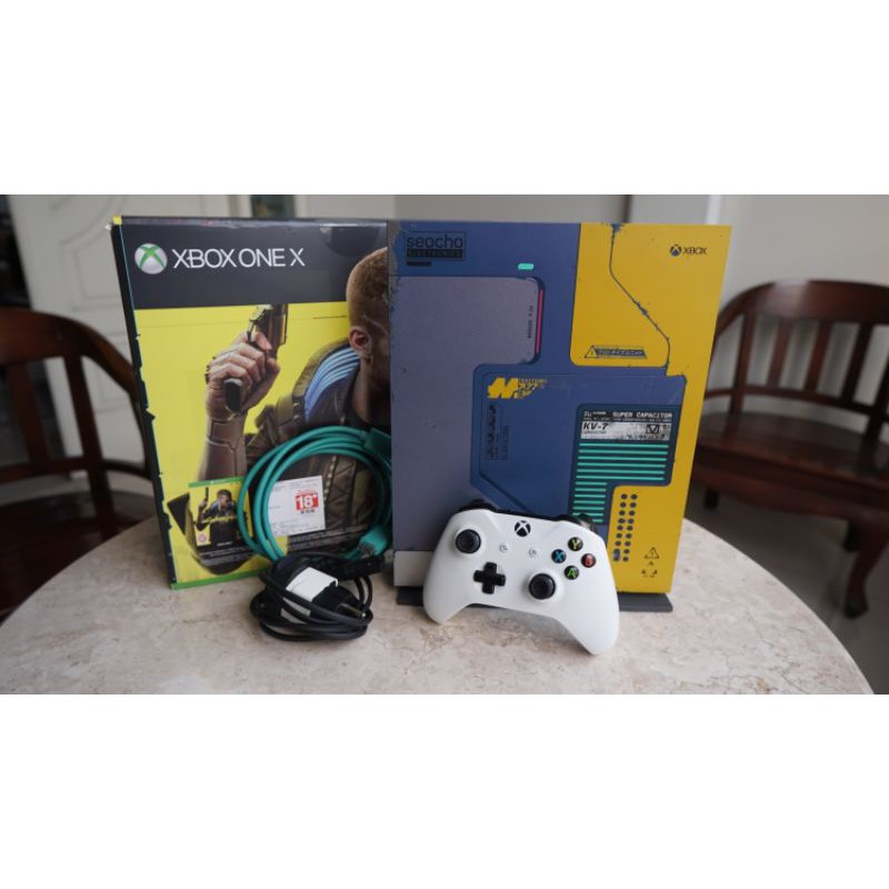 Xbox One X 1TB Cyberpunk 2077 Limited Edition (Second/Bekas)