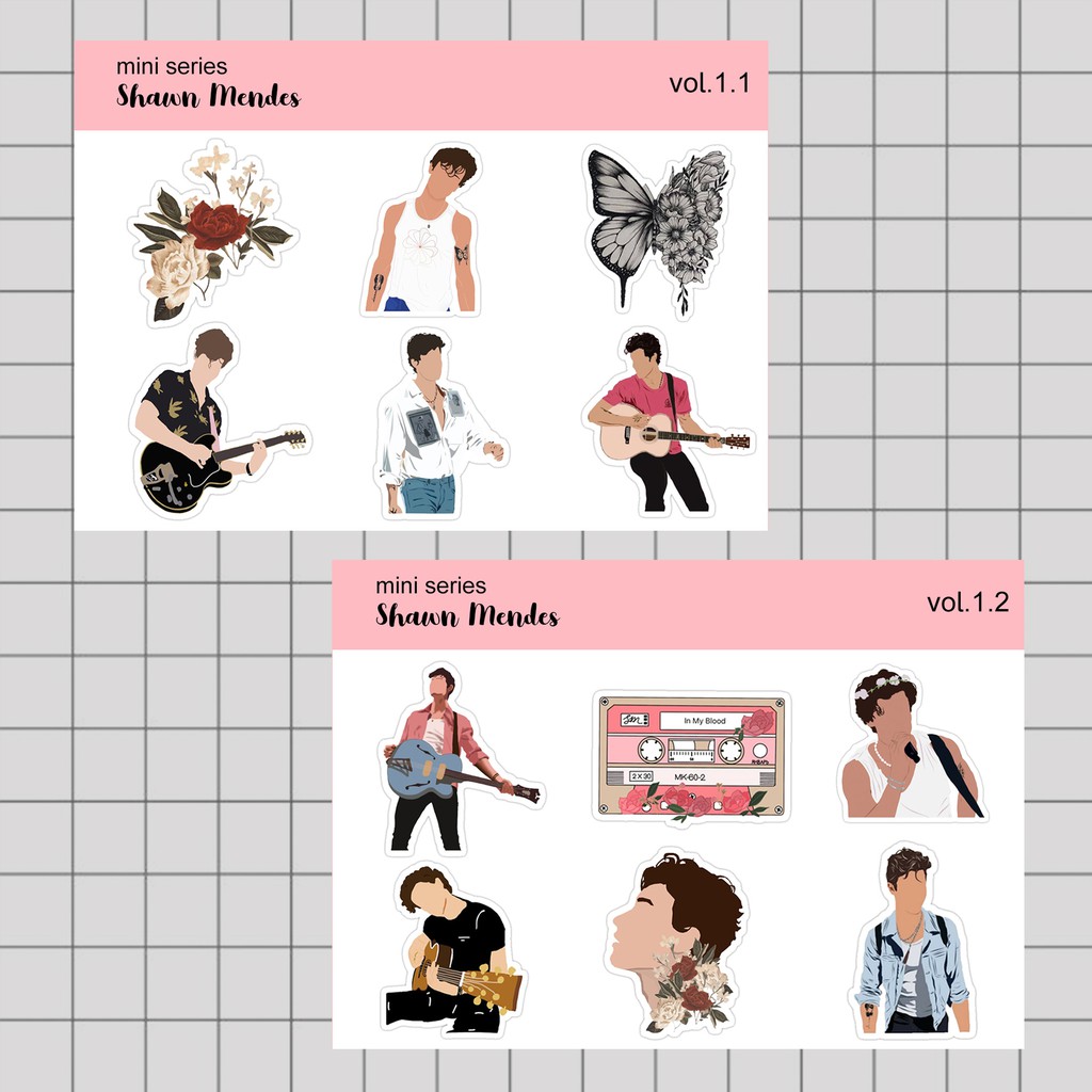 

Stiker Tumblr HP aesthetic / Stiker Laptop custom / stiker HP / Stiker Kpop | SHAWN MENDES MINI 1
