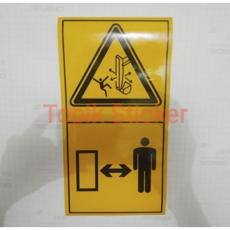

Sticker Safety untuk Arm Excavator