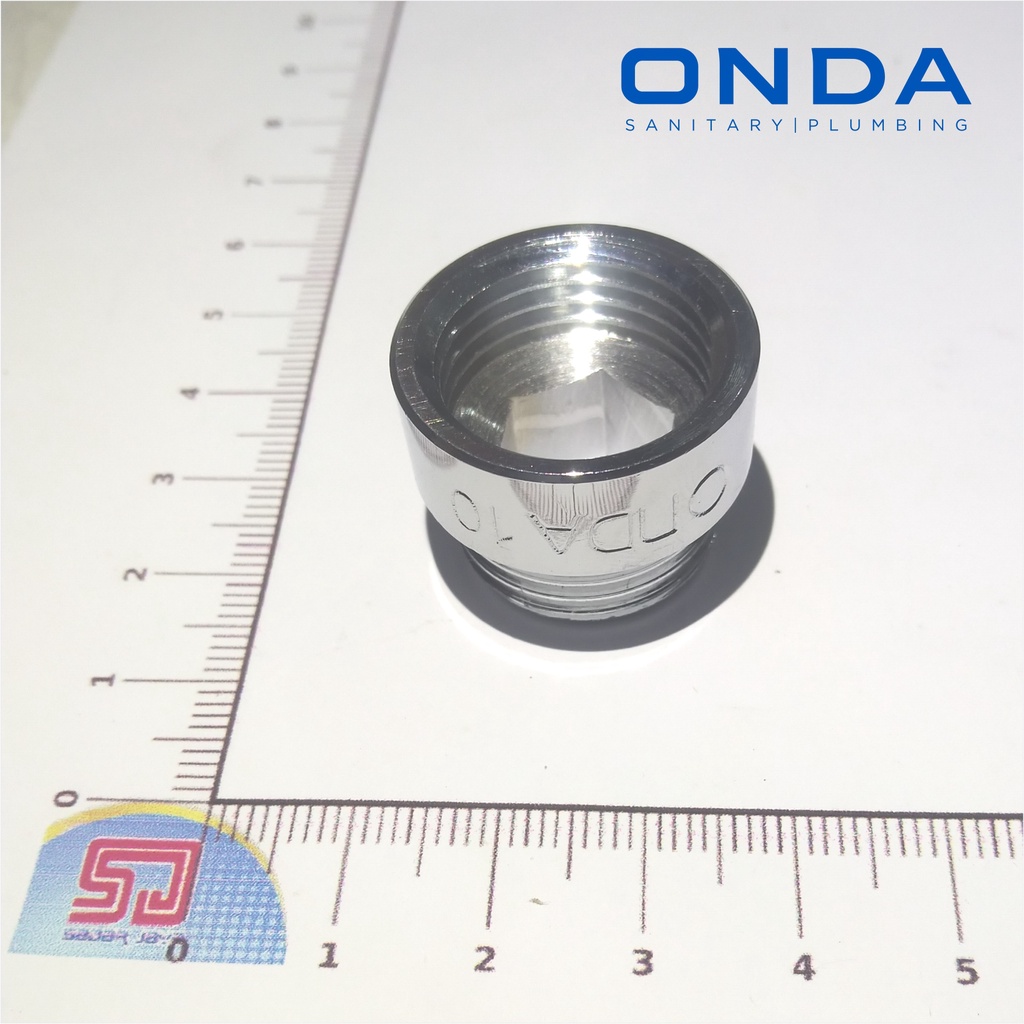 Onda Extension Piece EPS 1/2&quot; MxF penyambung / konektor nipple pipa drat luar dalam Male x Female Brass Chrome